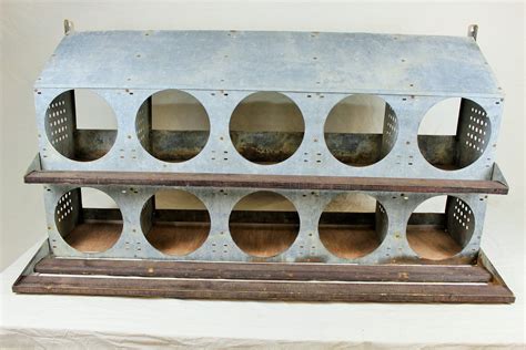 for sale 8 vintage metal chicken laying boxes|wooden nesting boxes for chickens.